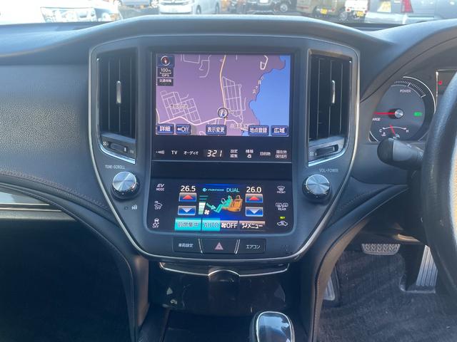 クラウンハイブリッド アスリートS 純正ナビ バックカメラ 黒革シート ETC(18枚目)