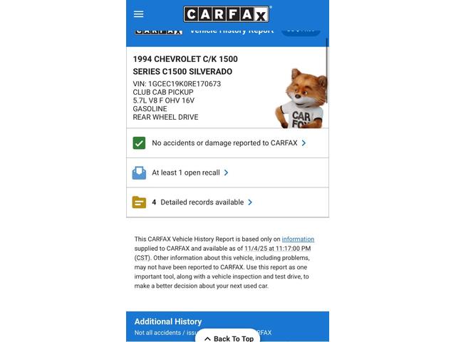 シボレーC-1500 EXキャブ 新車並行車 実走行車両 ロングベッド ローダウン Cノッチ加工 アメリカンレーシングAW トノカバー オートチェック&カーファックスあり(38枚目)