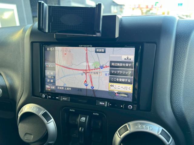 ジープ・ラングラーアンリミテッド サハラ　正規ディーラー車　実走行車両　ユーザー様委託車両　背面タイヤ　カロッツェリアナビ　Ｂカメラ＆サイドカメラ　３ナンバー（29枚目）