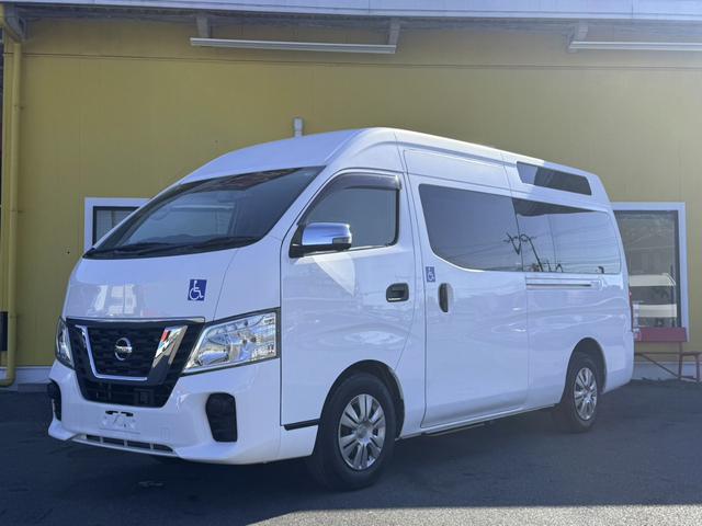 ＮＶ３５０キャラバンバン 　チェアキャブハイルーフ　福祉車両　車椅子２基　電動パワーリフト　１０人乗り　禁煙車　ナビ　バックカメラ　全方位カメラ　　衝突軽減ブレーキ　オートサイドステップ　１オーナー（40枚目）