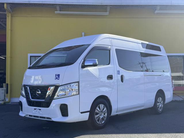 ＮＶ３５０キャラバンバン 　チェアキャブハイルーフ　福祉車両　車椅子２基　電動パワーリフト　１０人乗り　禁煙車　ナビ　バックカメラ　全方位カメラ　　衝突軽減ブレーキ　オートサイドステップ　１オーナー（46枚目）