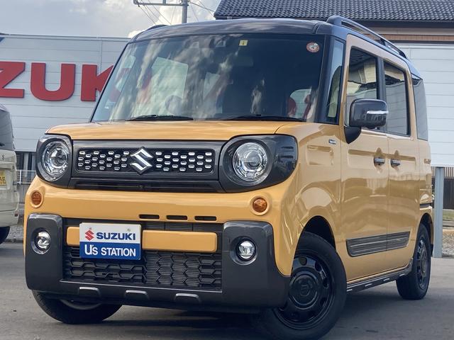 スズキ スペーシアギアギア hybrid xzターボ 2型 両側電動スライドドアの中古車 車体価格170 4万円 21 令和3 年式 走行675キロ 車体色アクティブイエロー ガンメタリック2トーン 群馬県館林市松原3 21 14 株 スズキ自販群馬 スズキアリーナ館林松原 スズキ スペーシアギアギア hybrid xzターボ 2型 両側電動スライドドアの中古車 車体価格170 4万円 21 令和3 年式 走行675キロ 車体色アクティブイエロー ガンメタリック2トーン 群馬県館林市松原3 21 14 株 スズキ自販群馬 スズキアリーナ館林松原