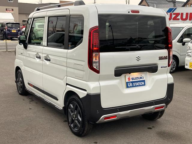 スペーシア ギア　ＨＹＢＲＩＤ　ＸＺ　４ＷＤ　ＭＯＰナビ　２０２６初売り　オートライト　スライドドア　プッシュスタート　シートヒーター　オートエアコン　禁煙車　スズキセーフティーサポート　衝突被害軽減システム　アイドリングストップ　横滑り防止機能　衝突安全ボディ（9枚目）