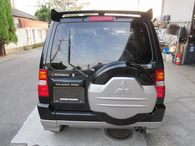 パジェロミニ デューク 5F 4WD 同色オールペイント インタークーラーターボ タイミングベルト交換済 禁煙車 前後ドライブレコーダー アルミホイール スタッドレスタイヤセット有 フォグランプ ドアバイザー(8枚目)