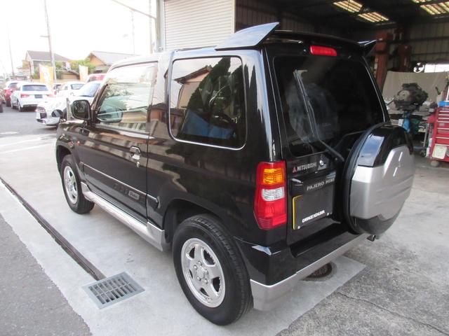 パジェロミニ デューク 5F 4WD 同色オールペイント インタークーラーターボ タイミングベルト交換済 禁煙車 前後ドライブレコーダー アルミホイール スタッドレスタイヤセット有 フォグランプ ドアバイザー(9枚目)