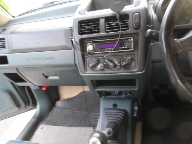 パジェロミニ デューク 5F 4WD 同色オールペイント インタークーラーターボ タイミングベルト交換済 禁煙車 前後ドライブレコーダー アルミホイール スタッドレスタイヤセット有 フォグランプ ドアバイザー(10枚目)