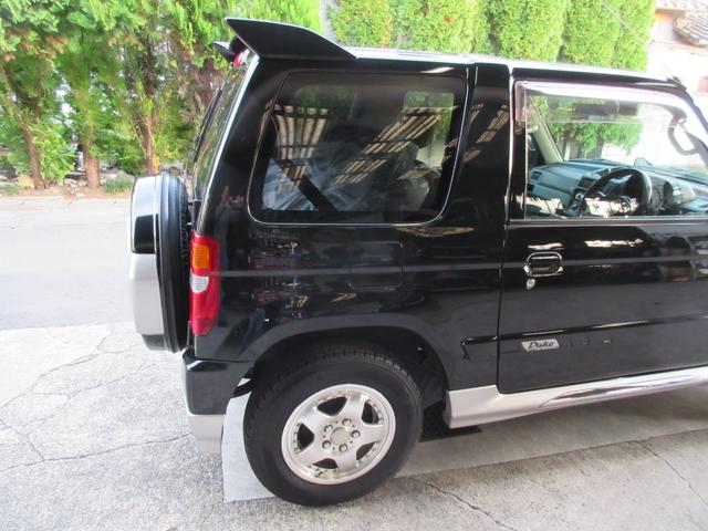 パジェロミニ デューク 5F 4WD 同色オールペイント インタークーラーターボ タイミングベルト交換済 禁煙車 前後ドライブレコーダー アルミホイール スタッドレスタイヤセット有 フォグランプ ドアバイザー(19枚目)