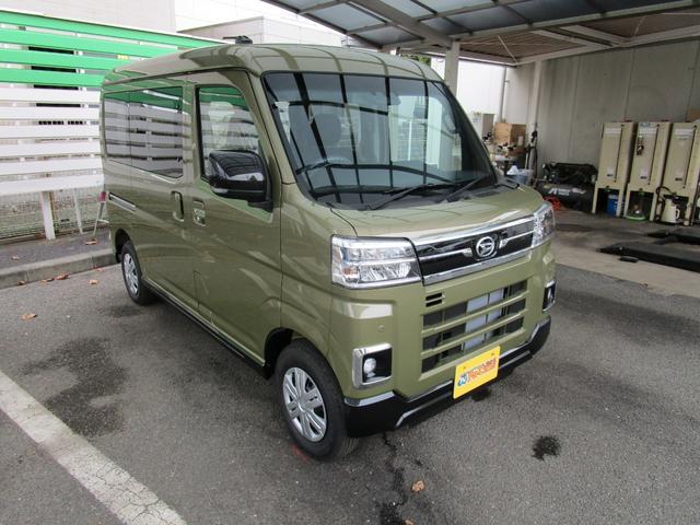 アトレー ＲＳ　届出済未使用車　禁煙車　衝突被害軽減ブレーキ　ステアリングスイッチ　両側電動スライドドア　フルオートエアコン（7枚目）