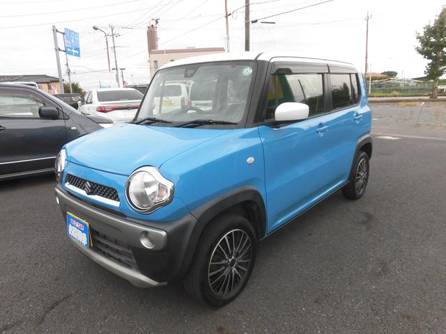 ハスラー Ｇ　ナビ　ＴＶ　衝突被害軽減システム　スマートキー　アイドリングストップ　シートヒーター　ベンチシート　ＣＶＴ　盗難防止システム　ＡＢＳ　ＥＳＣ　アルミホイール　衝突安全ボディ　エアコン（4枚目）