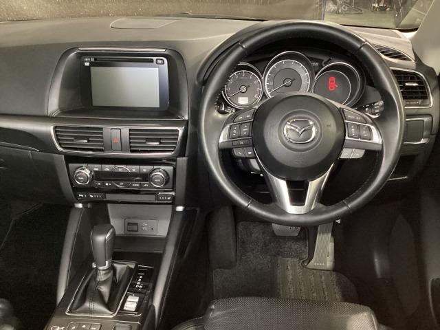 CX-5 2.5 25S Lパッケージ 4WD ドライブレコーダー LEDヘッドライト クリアランスソナー 衝突軽減ブレーキ ナビTV DVD再生 ETC Bluetooth パワーシート アイドリングストップ シートヒーター 4WD バックカメラ(2枚目)