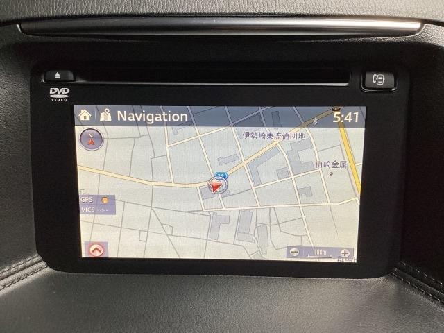 CX-5 2.5 25S Lパッケージ 4WD ドライブレコーダー LEDヘッドライト クリアランスソナー 衝突軽減ブレーキ ナビTV DVD再生 ETC Bluetooth パワーシート アイドリングストップ シートヒーター 4WD バックカメラ(4枚目)