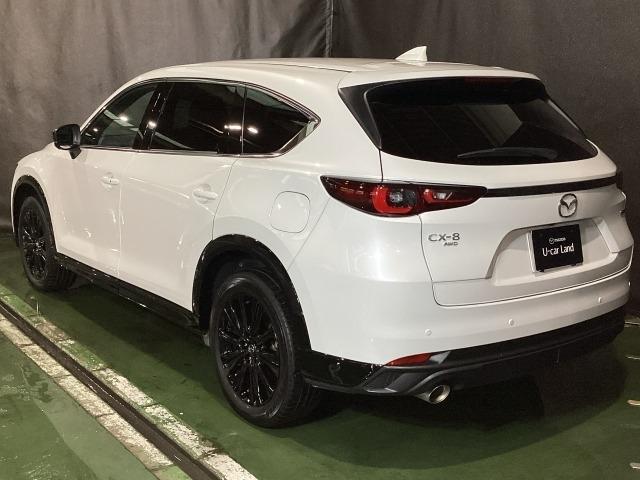 CX-8 2.5 25S スポーツ アピアランス 4WD 6人乗り Bluetooth オートマチックハイビーム 電動シート 3列シート フルセグTV 横滑り防止装置 スマートキー シートヒーター クリアランスソナー 1オーナー 全周囲カメラ ETC LED(38枚目)