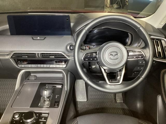 CX-60 2.5 25S Lパッケージ ACC LEDライト ナビTV 本革 1オーナー パワーシート 衝突軽減 USB ドライブレコーダー メモリナビ アイドリングストップ 横滑り防止装置 コーナーソナー Bluetooth接続 キ-レス(2枚目)