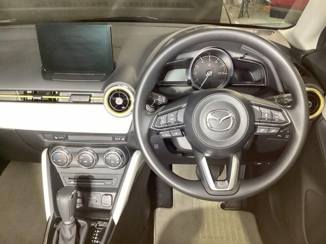 MAZDA2 1.5 15S サンリット シトラス 360カメラ ワンオーナー オートライト USB ドライブレコーダー 衝突被害軽減ブレーキ Bluetooth LEDライト レーダークルーズ フルセグTV シートヒーター DVD スマートキー(2枚目)