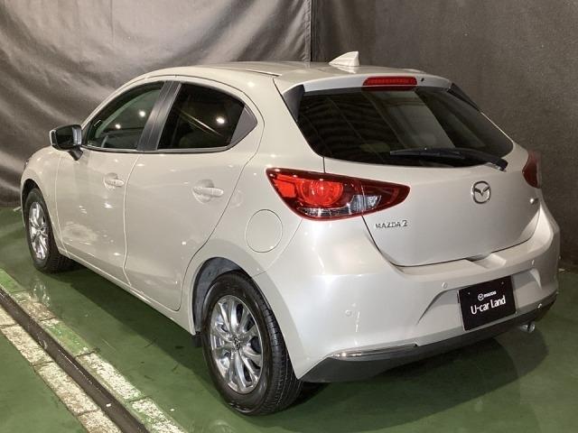 MAZDA2 1.5 15S サンリット シトラス 360カメラ ワンオーナー オートライト USB ドライブレコーダー 衝突被害軽減ブレーキ Bluetooth LEDライト レーダークルーズ フルセグTV シートヒーター DVD スマートキー(38枚目)