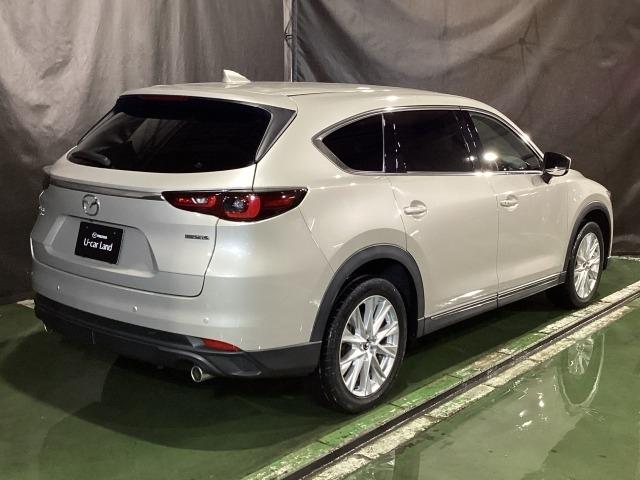 CX-8 2.5 25S スマート エディション 4WD 6人乗り Bluetoothオーディオ MRCC 前席シートヒーター キーレスエントリー LEDヘッドランプ オートライト アドバンストキー ワンオーナー車 記録簿 盗難防止 ETC 3列シート(39枚目)