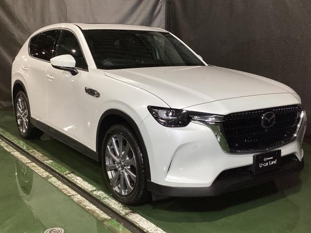 CX-60 3.3 XD エクスクルーシブ モード ディーゼルターボ ドライブレコーダー 衝突軽減 LED フルセグTV パワーシート USB ETC ワンオーナ スマートキー クリアランスソナー レザーシート 盗難防止装置 メモリーナビ シートヒーター 横滑り防止装置(40枚目)