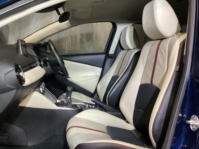 デミオ 1.5 XD ツーリング Lパッケージ ディーゼルターボ 6MT BTオーディオ スマートキ USBポート イモビライザー バックモニター ターボ LEDヘッドライト キーフリー サイドエアB ETC オートライト ナビ オートエアコン エアバック エアロ(9枚目)