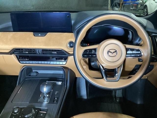 CX-60 3.3 XDハイブリッド プレミアム スポーツ ディーゼルタ パノラマサンルーフ ダブルサンルーフ シートヒー パワーゲート レーダークルコン LEDヘッドライト 車線逸脱警報装置 パワーシート スマートキー オートハイビーム フルオートエアコン 4WD ABS(2枚目)