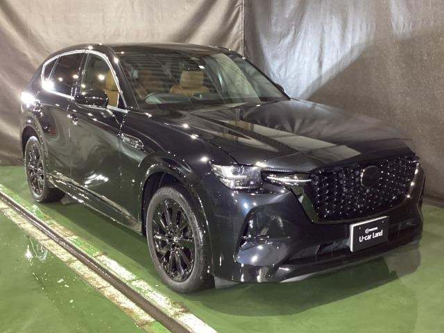 CX-60 3.3 XDハイブリッド プレミアム スポーツ ディーゼルタ パノラマサンルーフ ダブルサンルーフ シートヒー パワーゲート レーダークルコン LEDヘッドライト 車線逸脱警報装置 パワーシート スマートキー オートハイビーム フルオートエアコン 4WD ABS(40枚目)