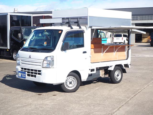 ミニキャブトラック キッチンカー　移動販売車　ケータリングカー　移動カフェ　２層シンク　２面販売扉　天井取り外し可能　左側販売カウンター　後部販売カウンター（20枚目）