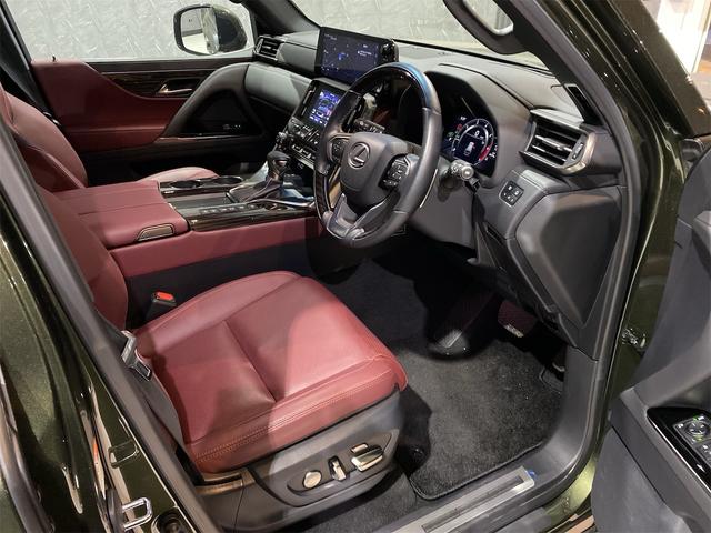 LX LX600/COOLBOX/デジタルインナーミラー/置く充電 オートマチックハイビーム オートライト 電動格納ミラー 禁煙 地デジTV ナビTV パワーシート シートヒーター バックカメラ ソナー 本革シート パワーテールゲート レーンキープアシスト エアシート(13枚目)