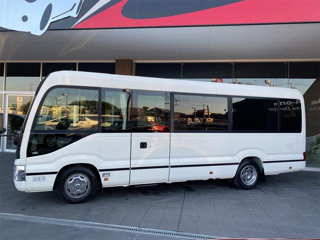 トヨタ コースター ロングGXターボ TOYOTA純正ナビ&TV