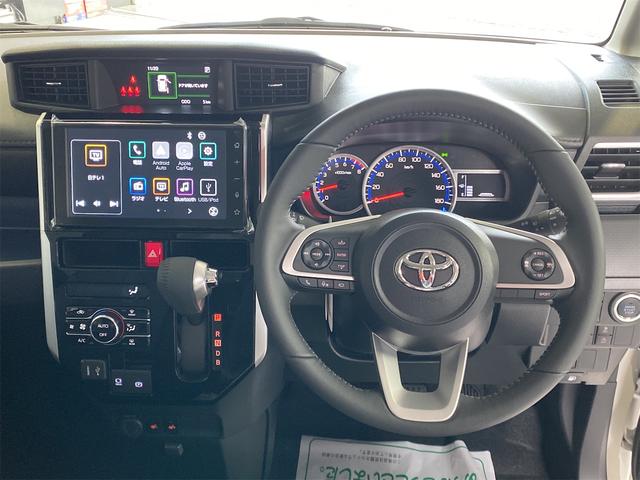 ルーミー カスタムＧ－Ｔ／登録済未使用車／パノラミックビュー／　ワンオーナー　バックカメラ　両側オートスライドドア　禁煙　シートヒーター　スマートキー　プッシュスタート　純正９インチディスプレイオーディオ　ＬＥＤライト　スマートアシスト　フルセグＴＶ　フルフラット（15枚目）