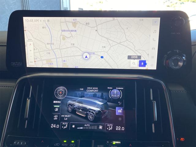 LX LX600 エグゼクティブ/マークレビンソン/リアエンタメ デジタルインナーミラー パノラミックビュー マークレビンソン Rエンターテイメント CD・DVD ドラレコ ステアリングヒーター パドルシフト メモリー付Pシート Pバックドア 置くだけ充電 4WD(10枚目)