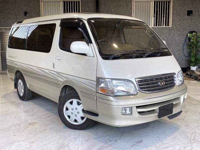 ハイエースワゴン リビングサルーンEX/両側スライドドア/サンルーフ/ETC 電動格納ミラー スペアタイヤ ETC 3列シート パワーウィンドウ パワーステアリング サンルーフ ABS エアコン 両側スライドドア(6枚目)