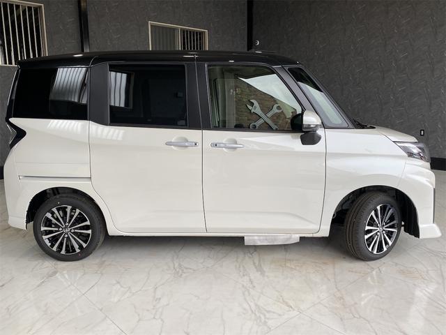 ルーミー カスタムＧ－Ｔ／登録済未使用車／パノラミックビューＰＫＧ　ワンオーナー　純正９インチディスプレイオーディオ　パノラミックビューモニター　両側パワースライドドア　コンフォートＰＫＧ　シートヒーター　マルチビューカメラ　ＬＥＤライト　フルフラット　ＬＤＡ　ＵＳＢ（4枚目）