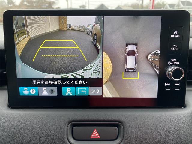 ヴェゼル ｅ：ＨＥＶ　Ｚ／登録済未使用車／マルチビュー／ホンダコネクト　ワンオーナー　マルチビューカメラ　ＨｏｎｄａＳＥＮＳＩＮＧ　ＨｏｎｄａＣＯＮＮＥＣＴディスプレー　ＥＴＣ２．０　後退サポート　ＬＥＤ　置くだけ充電　シートヒータ　パドルシフト　Ｐリアゲート　電子ＰＫＢ（27枚目）