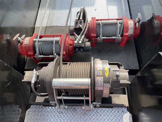 ギガ カスタム レッカー車 ターボ ザックリフト ユニック1003 ラジコン ウインチ20XL リターダ Wデフ リーフスプリング ベット付 アルミ回転灯 10.1インチAIモニターバックカメラ(12枚目)