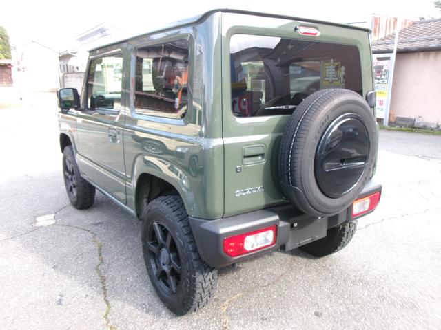 ジムニー XL ワンオーナー 禁煙車 20ミリリフトアップ ブラックアルミ オプカンタイヤ Panasonicナビ 地デジTV ビルトインETC スマートキー スペアキー シートヒーター フォグランプ 5速M/T(7枚目)