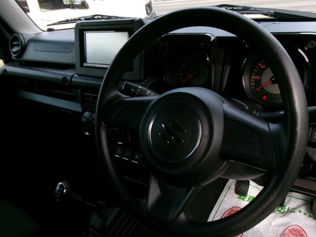 ジムニー XL ワンオーナー 禁煙車 20ミリリフトアップ ブラックアルミ オプカンタイヤ Panasonicナビ 地デジTV ビルトインETC スマートキー スペアキー シートヒーター フォグランプ 5速M/T(10枚目)