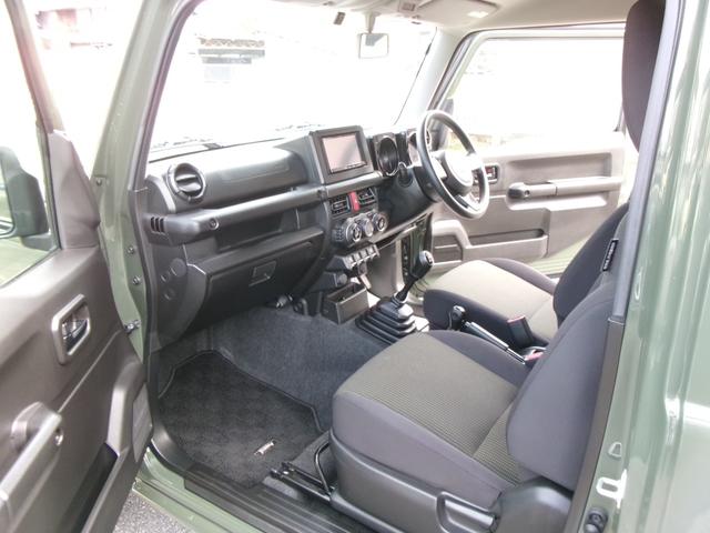 ジムニー XL ワンオーナー 禁煙車 20ミリリフトアップ ブラックアルミ オプカンタイヤ Panasonicナビ 地デジTV ビルトインETC スマートキー スペアキー シートヒーター フォグランプ 5速M/T(18枚目)