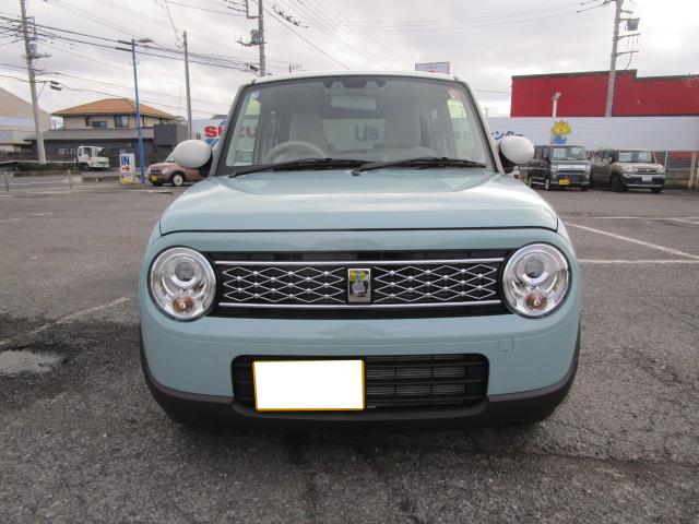 アルトラパン Ｘ　５型　スマホ連携バックモニター付ディスプレイオーディオ　デュアルカメラブレーキサポート　後退時ブレーキサポート　誤発進抑制機能　後方誤発進抑制機能　ハイビームアシスト　ＬＥＤヘッドランプ　両席シートヒーター　１４インチアルミ　アイドリングストップ（2枚目）