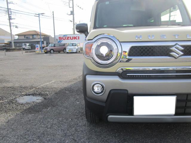 ハスラー Ｊスタイル　社外ナビ＆バックカメラ＆ＥＴＣ＆前後ドラレコ　デュアルカメラブレーキサポート　後退時ブレーキサポート　誤発進抑制機能　後方誤発進抑制機能　ＬＥＤヘッドランプ　ハイビームアシスト　両席シートヒーター　１５インチアルミ（11枚目）