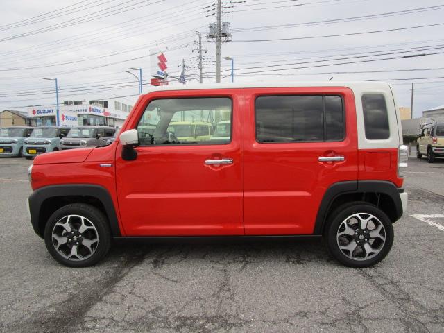 ハスラー ＨＹＢＲＩＤ　Ｘターボ　３型　コネクト対応全方位モニターナビ　デュアルカメラブレーキサポート　後退時ブレーキサポート　誤発進抑制機能　後方誤発進抑制機能　車線逸脱抑制機能　アダプティブクルーズコントロール　ＬＥＤヘッドランプ　ハイビームアシスト　シートヒーター（6枚目）