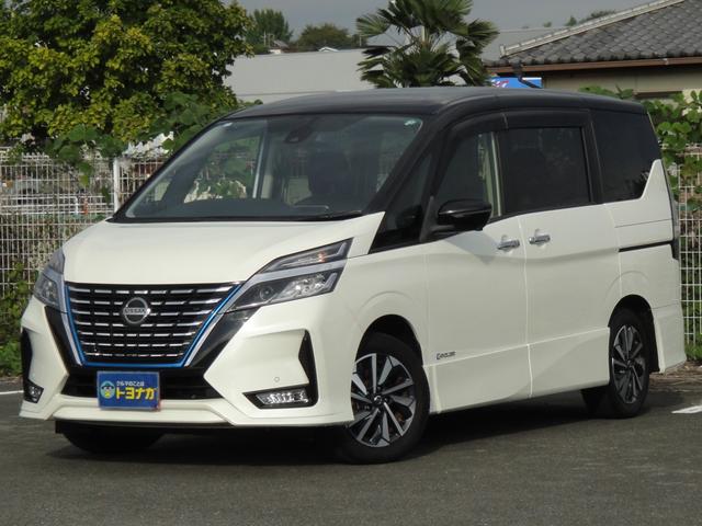 セレナ ｅ－パワー　ハイウェイスターＧ　ブラックルーフ　純正１０インチナビ　純正後席モニター　アラウンドビューモニター　ハンズフリーオートスライドドア　前後ドライブレコーダー　シートヒーター　ＬＥＤライト　ＥＴＣ　オートデュアルエアコン＆リヤヒーターダクト（3枚目）