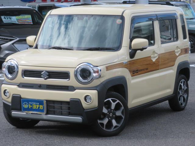 ハスラー ハイブリッドX メーカーOP全方位モニター付9インチメモリーナビ 前後ドラレコ DVD再生 Bluetooth シートヒーターDCBS LEDヘッドライト フォグランプ 純正アルミホイール ETC(2枚目)