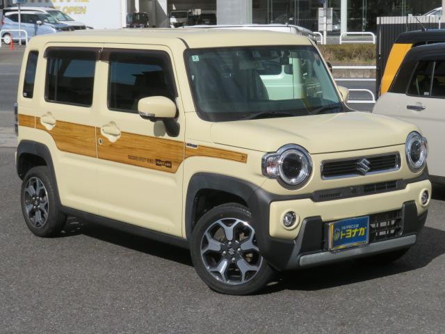 ハスラー ハイブリッドX メーカーOP全方位モニター付9インチメモリーナビ 前後ドラレコ DVD再生 Bluetooth シートヒーターDCBS LEDヘッドライト フォグランプ 純正アルミホイール ETC(6枚目)