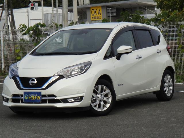 ノート e-パワー メダリスト 純正ナビDTV アラウンドビューモニター LEDヘッドライト オートハイビーム インテリジェントルームミラー ヒーターミラー ETC メダリスト専用ハーフレザーシート エマージェンシー 前後ソナー(3枚目)