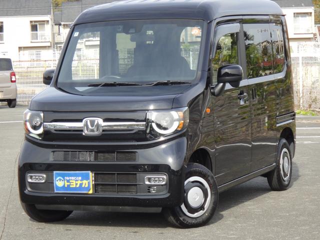 N-VAN ファン 4WD 純正8インチインターナビDTV 3画面バックカメラ Hセンシング フルLEDヘッドライト Hondaスマートキーシステム 運助席用i-SRS 充電用USBジャック LEDフォグ ヒーテッドドアミラー(2枚目)