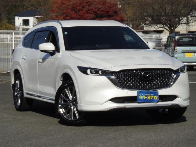 ＣＸ－８ ＸＤ　エクスクルーシブモード　１０．２５インチナビＤＴＶ　アルパイン後席モニター　ＢＯＳＥサウンド　黒レザーシート　シートベンチレーション＆シートヒーター＆パワーシート　シートポジションメモリー　パワーリアゲート　ルーフレール（5枚目）