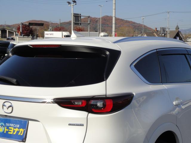 ＣＸ－８ ＸＤ　エクスクルーシブモード　１０．２５インチナビＤＴＶ　アルパイン後席モニター　ＢＯＳＥサウンド　黒レザーシート　シートベンチレーション＆シートヒーター＆パワーシート　シートポジションメモリー　パワーリアゲート　ルーフレール（77枚目）