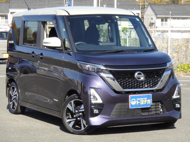 ルークス ハイウェイスター　Ｘ　プロパイロットエディション　純正９インチナビＤＴＶ　アラウンドビューモニター　純正前後ドライブレコーダー　プロパイロット　電動パーキング　エマージェンシーブレーキ　サイドＳＲＳエアバッグ　ハンズフリーパワースライドドア（5枚目）