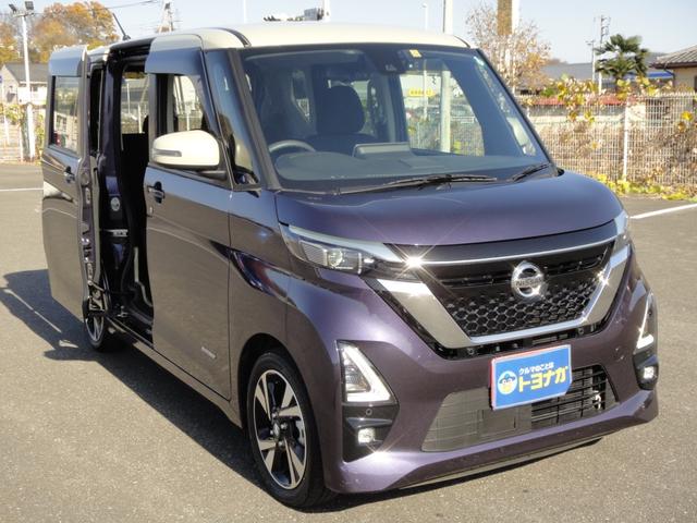 ルークス ハイウェイスター　Ｘ　プロパイロットエディション　純正９インチナビＤＴＶ　アラウンドビューモニター　純正前後ドライブレコーダー　プロパイロット　電動パーキング　エマージェンシーブレーキ　サイドＳＲＳエアバッグ　ハンズフリーパワースライドドア（10枚目）