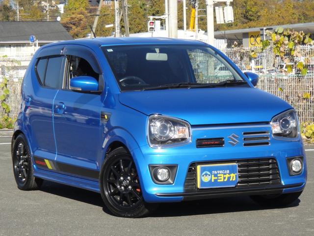 アルトワークス ベースグレード　ケンウッドナビ　地上デジタルＴＶ　ＢＬＩＴＺ車高調整式サスペンションキット　ケンウッドウーファー　純正ＲＥＣＡＲＯシート　５ＭＴ　ＨＩＤ　スマートキー　プッシュスタート　スモークフィルム（5枚目）