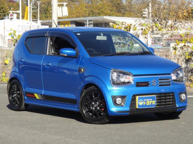 アルトワークス ベースグレード　ケンウッドナビ　地上デジタルＴＶ　ＢＬＩＴＺ車高調整式サスペンションキット　ケンウッドウーファー　純正ＲＥＣＡＲＯシート　５ＭＴ　ＨＩＤ　スマートキー　プッシュスタート　スモークフィルム（6枚目）